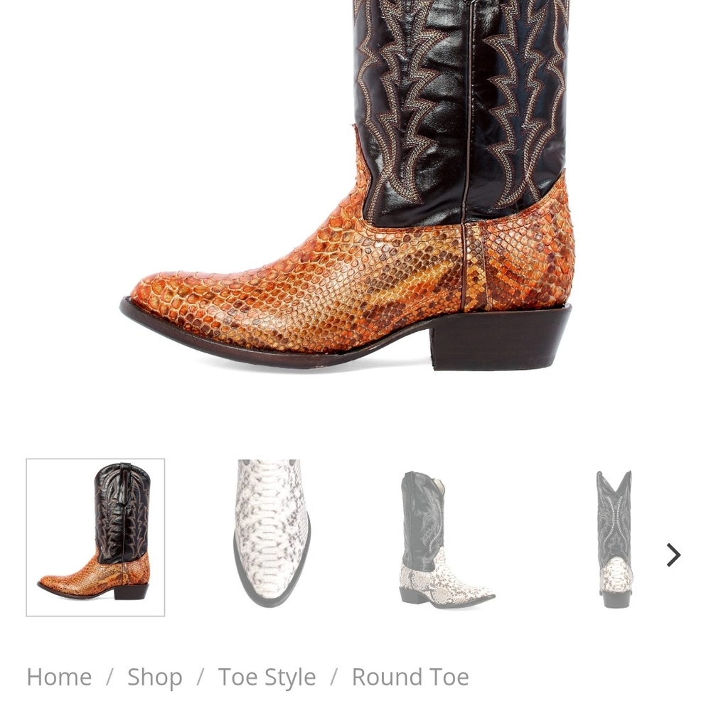 J.B. Dillon Brown and Black Men's Boots